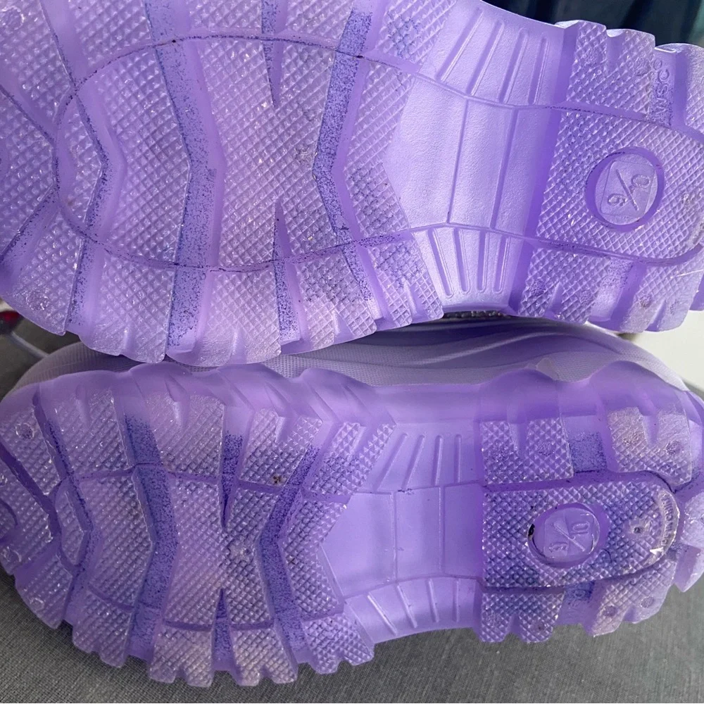 Girls' Pink and Purple Winter Boots size 9/10